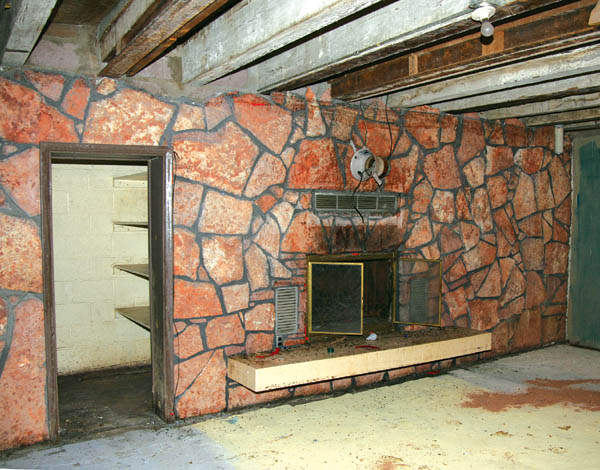 The bomb shelters stylish fireplace.
Westside Pioneer photo