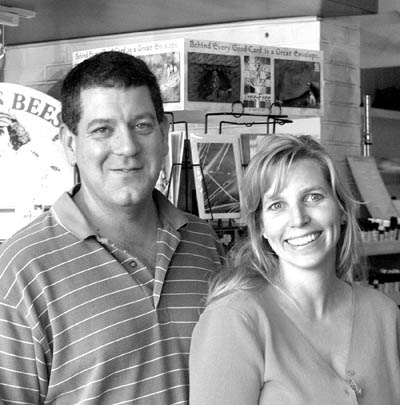 Ed and Deborah Holbrook inside the larger Desert Sage suite at Old Town Plaza.
Westside Pioneer photo