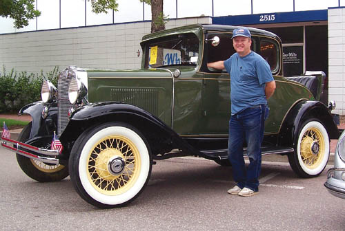 Brian Clausen poses with his 1931 Chevrolet that won an award from the Old Colorado City Associates
Westside Pioneer photo