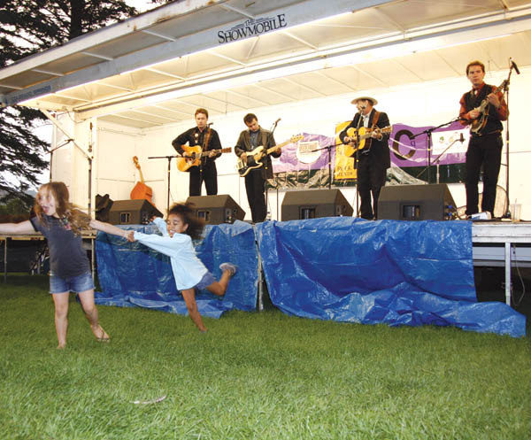 Fiddles, Vittles & Vino scenes at Rock Ledge Ranch Aug. 23... Energetic kids enjoy the Sons and Brothers band.
Westside Pioneer photo