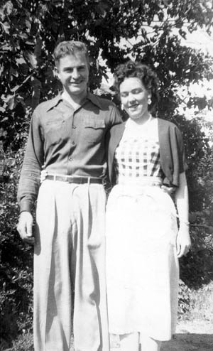 Skip and his wife Louise in the 1950s.
Courtesy of Skip Sherbak